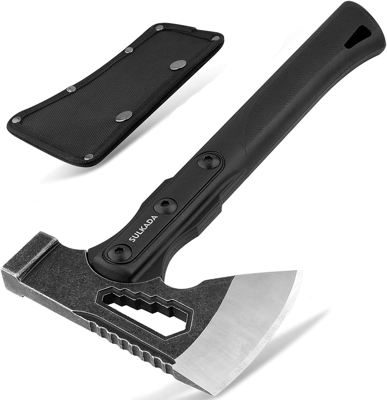 Hacha campamento 10.5pulg acero inox mango fibra