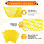 6 Unids Excluder Reina Abeja Plástico 10 Marcos Amarillo