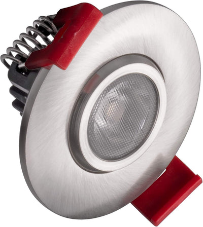 Iluminación LED cardán empotrado 2pulg níquel 2700K