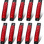 6 Luces LED Rojas 3.8pulg para Remolque Indicador Lateral