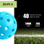 30 Pelotas Béisbol Plástico 2.9" Multicolor
