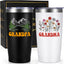 Set vasos aislados viaje 20oz regalo abuelos Navidad