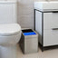 Cesto basura acero inox 13gal filtro desodorante cubo 50l