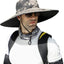 Sombrero ala ancha UPF50 impermeable transpirable hombre