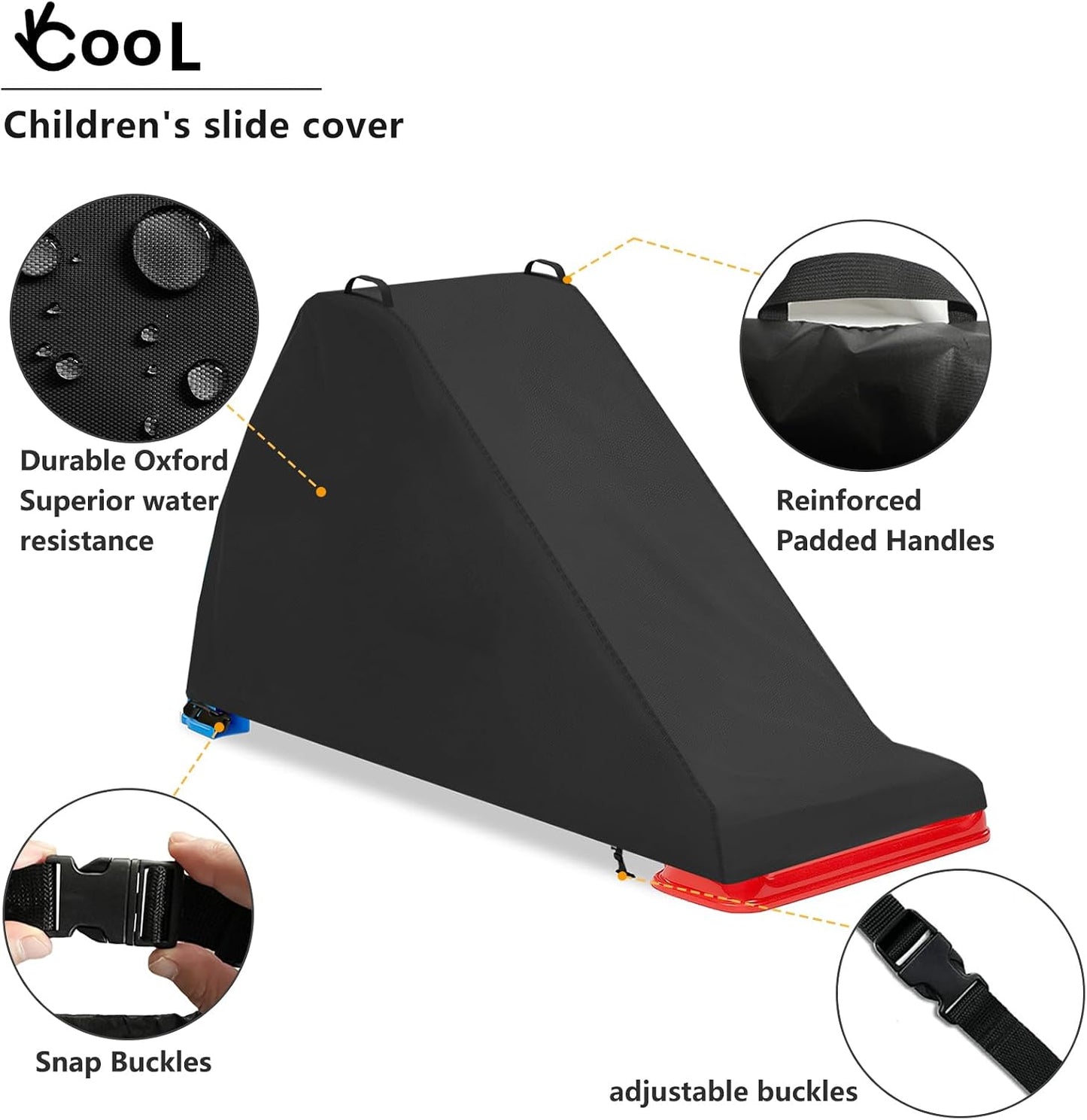 Cubierta deslizante para niños impermeable