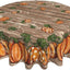 Mantel redondo otoño 70x70pulg calabazas naranjas poliéster