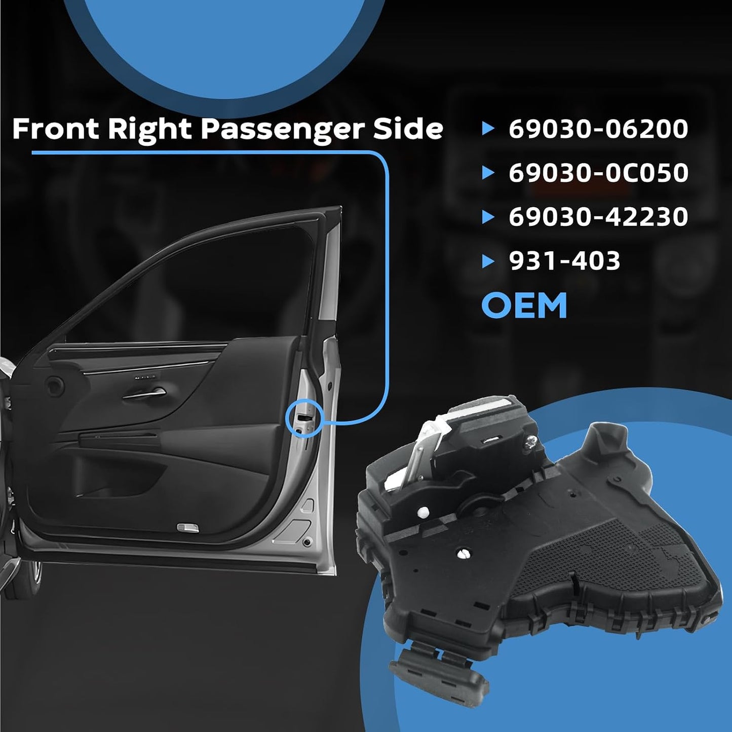 Motor actuador puerta derecha Toyota 4Runner Camry