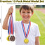 12 Medallas Oro Plata Bronce 2pulg Deportes Competencias
