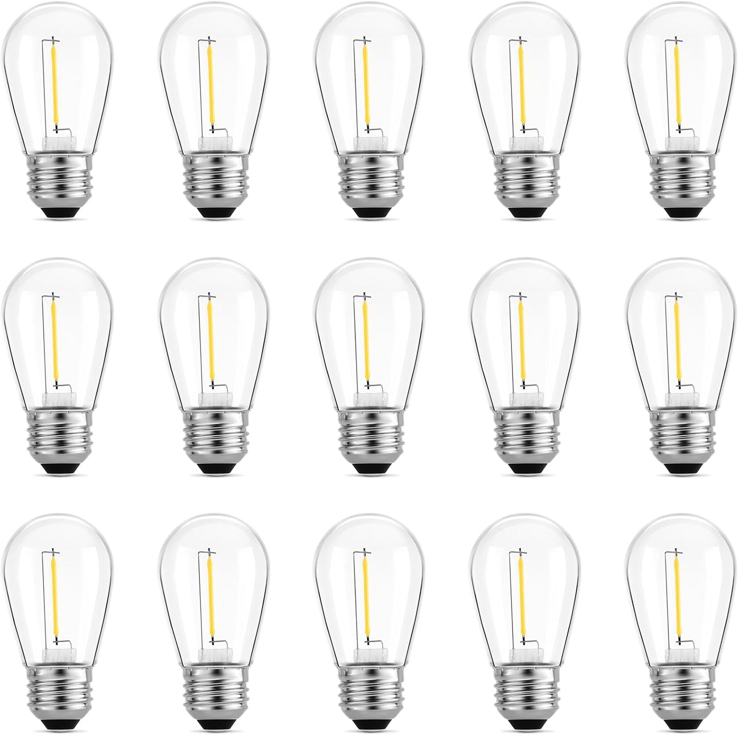 Bombillas LED S14 impermeables para cadenas de luces exteriores