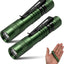 2 Linternas LED mini aluminio impermeable con clip
