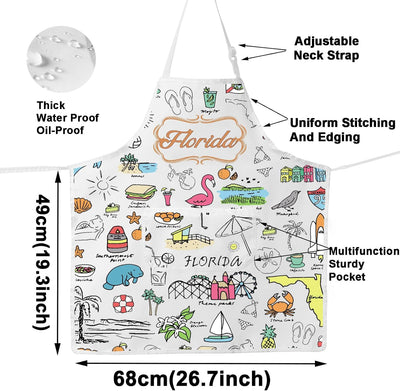 Delantal cocina Florida para mujer y hombre