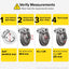 Espaciadores rueda coche golf 1" comp Yamaha M12x1.25