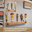 Soporte grifo pared 3-8 asas madera goma bar cueva
