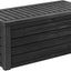 Caja resina para muebles patio herramientas piscina gris