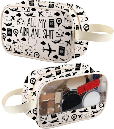 Bolsa accesorios viajero maquillaje cargador avión