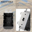 Caja eléctrica PVC negra 49pulg3 ajustable ETL