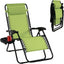 Silla plegable reclinable para patio con reposabrazos 350lb