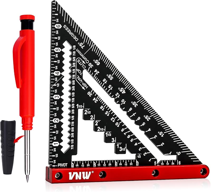 Escuadra albañil 7pulg aluminio negro