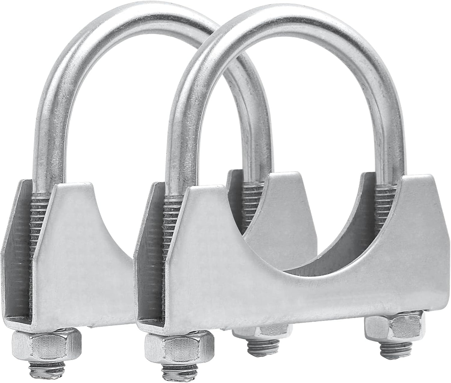 Abrazadera universal escape acero inox U 1pulg set 2