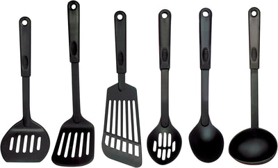 Cuchara nailon 12pulg color negro