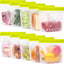 10 Pzas Bolsas Congelador 1qt Reutilizables A prueba de Fugas