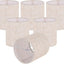 6 Pzas Pantalla Lámpara Araña Beige 5.1x5.1x5.3