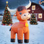 Inflable vaca de montañés 6ft decoración patio luces LED