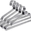 Perchas acero inox 40 pzas ultrafinas 16.5"