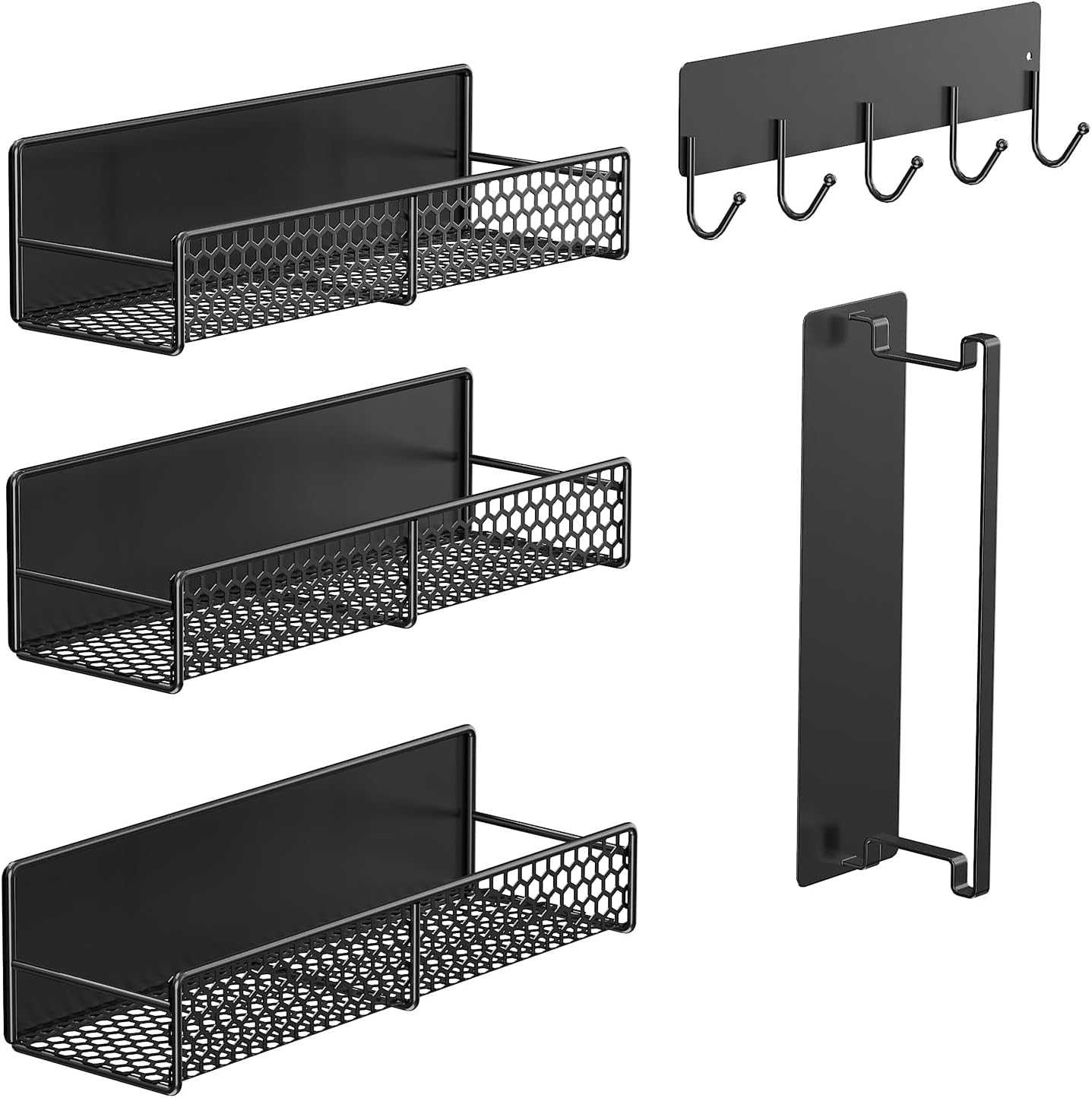 Pack 5 estantes magnéticos para lavandería y frigorífico