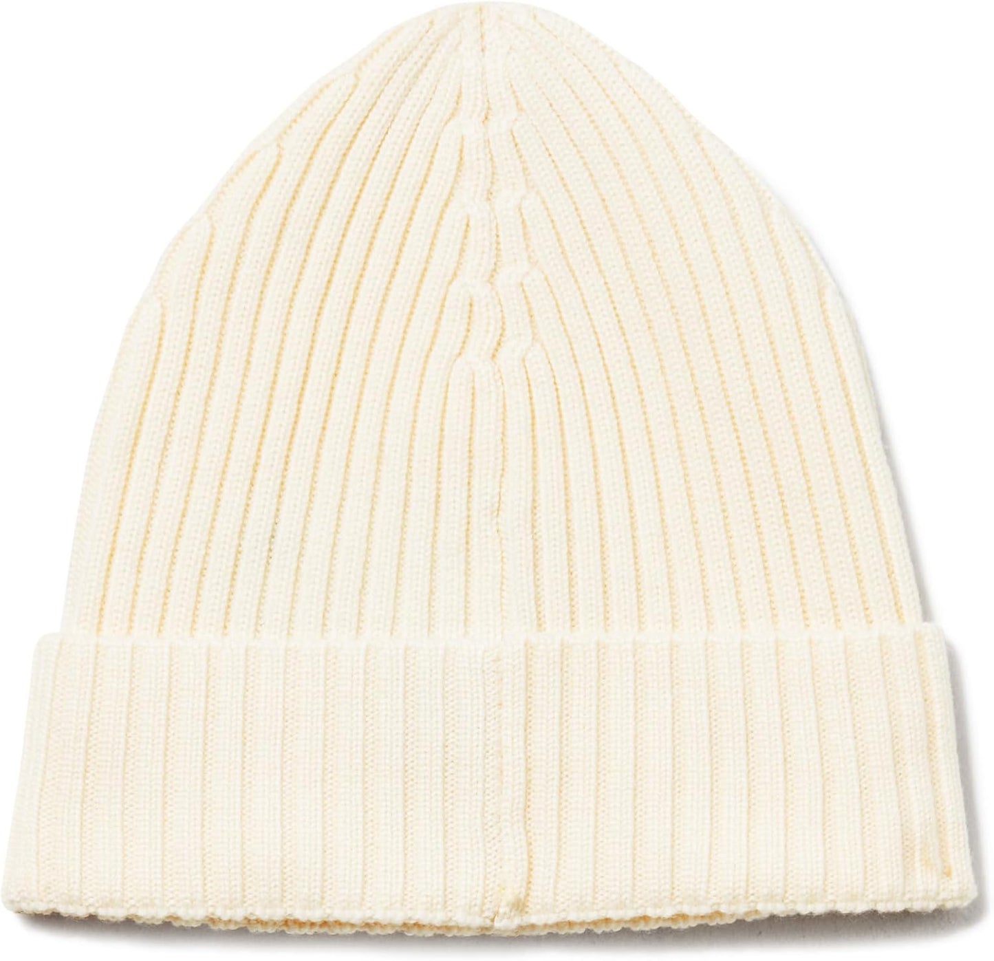 Gorro tejido con logo tonal mujer