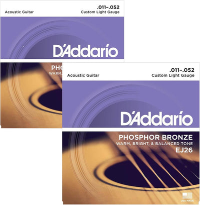 Cuerdas guitarra acústica EJ26 2 pack