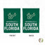 Bandera jardín USF Bulls 19x12pulg diseño E