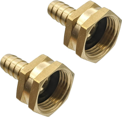 Adaptador manguera jardín latón 1/2x3/4 pulg soporte alta presión