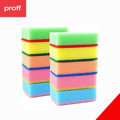 Estropajos espuma mezcla colores pack 20