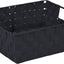 Cesta acero aleado 15x13x5pulg asas negro