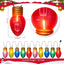 16ft Luces Navidad C7 Multicolor Exteriores Gigantes E12
