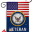 Bandera jardín veteranos Armada USN Seabee pack 2