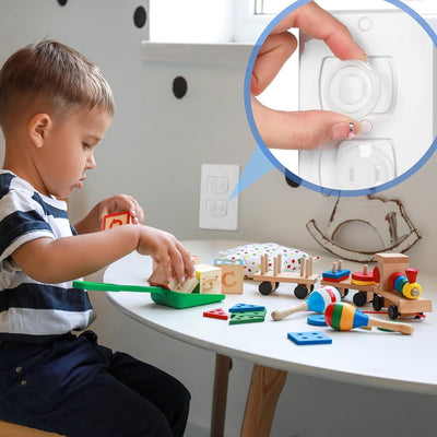 Juego 120 fundas enchufes para niños seguros y fáciles de instalar