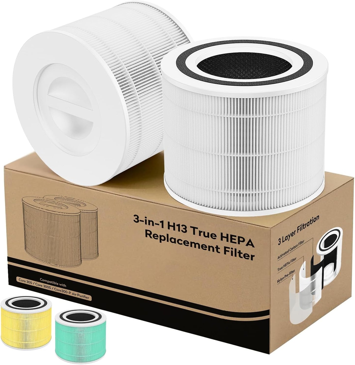Filtro repuesto Core 300 para purificador LEVOIT H13
