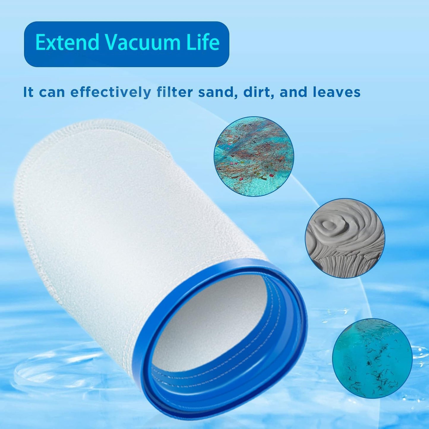 Bolsa filtro multicapa para Pool Blaster Max y iVAC