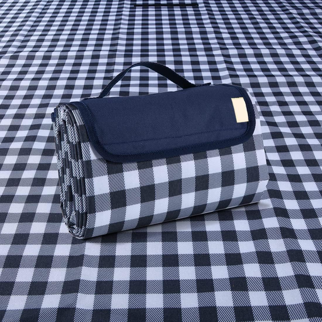 Manta Picnic 80x60" impermeable plegable azul