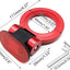 Gancho remolque rojo universal adhesivo decorativo anillo