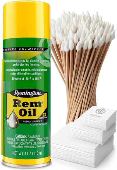 Kit aceite y limpiador Rem 4oz aerosol lubricante