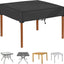 Funda cuadrada mesa patio impermeable anti-UV 36x36x6"