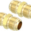 Conector latón macho 1/2 x 1/2 adaptador gas tubería