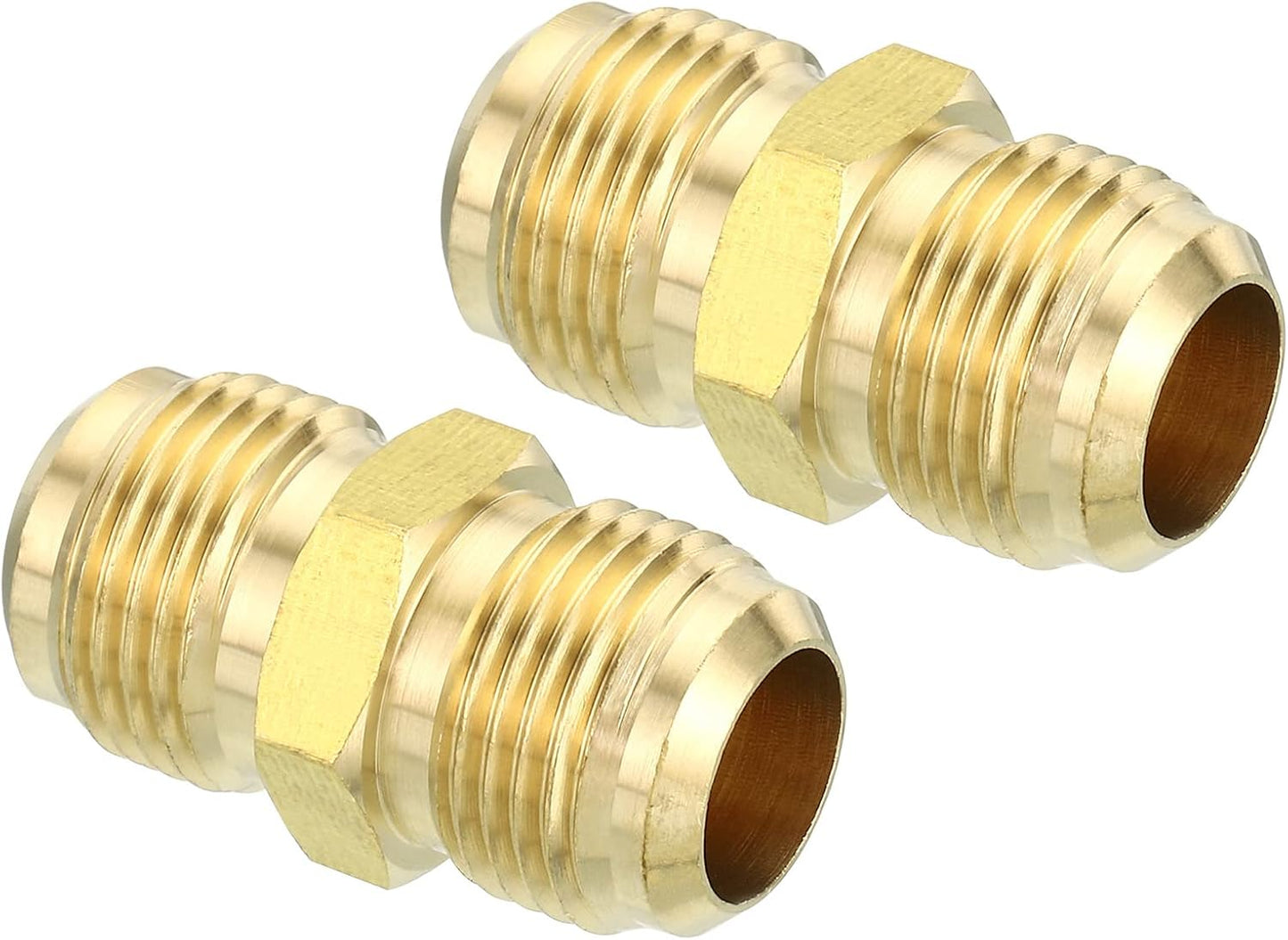Conector latón macho 1/2 x 1/2 adaptador gas tubería