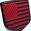 Emblema bandera EE.UU. para puerta Dodge RAM 2018 rojo