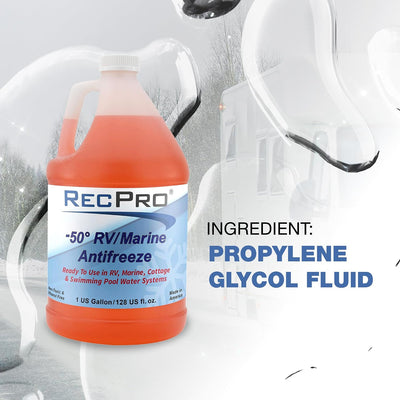 Líquido anticongelante RV listo para usar -50°F 1gal