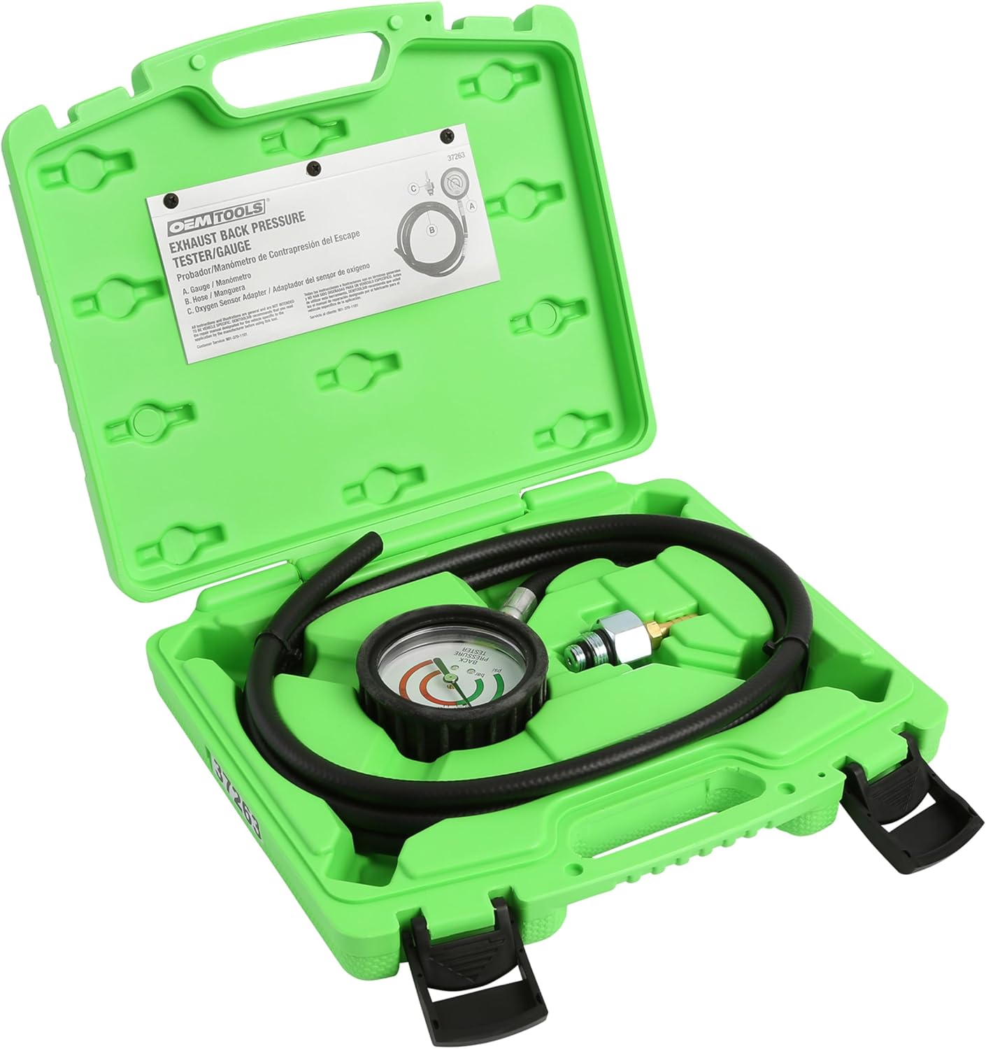 Kit probador presión escape adaptador sensor oxígeno psi/bar