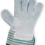 Guantes cuero hombros pesados puño seguridad talla L 12 pzas
